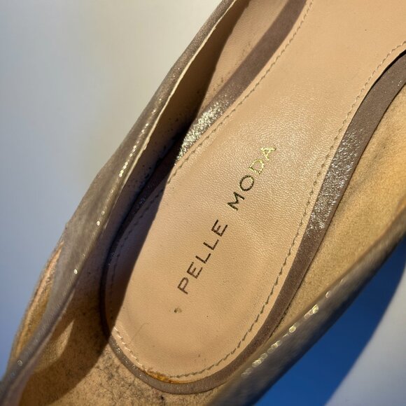 Mid Heel Shimmer Taupe - Picture 4 of 4